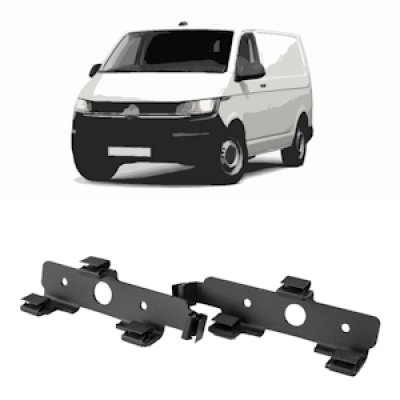 Frontblitzer Montagehalter für VW T6.1, Set | für Blitzmodule L54