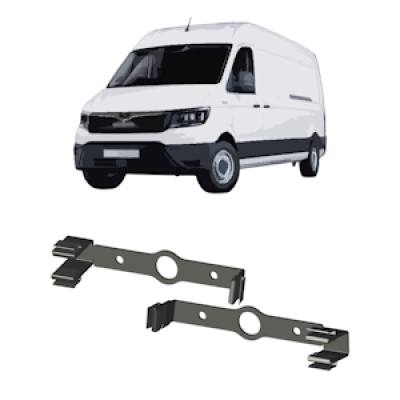 Frontblitzer Montagehalter für MAN TGE, Set | für Blitzmodule L54