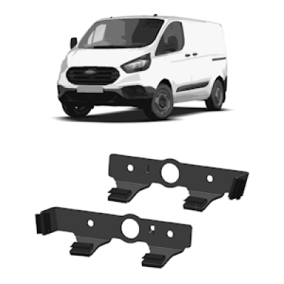 Frontblitzer Montagehalter für Ford Transit Custom V362, Set | für Blitzmodule L54