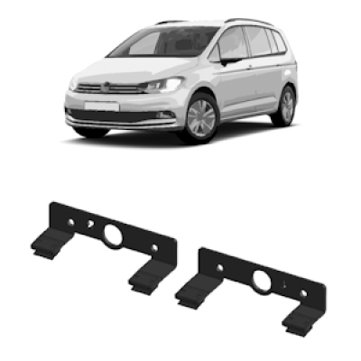 Frontblitzer Montagehalter für VW Touran II, Set | für Blitzmodule L54