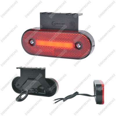 Preview: LED Schlussleuchte mit Reflektor rot | WAS W174 1220 ADR