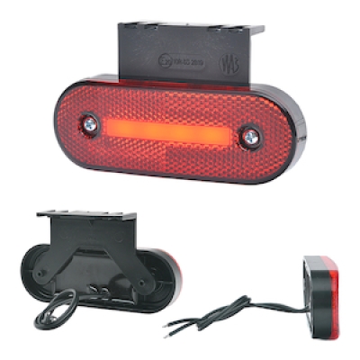LED Schlussleuchte mit Reflektor rot | WAS W174 1220 ADR