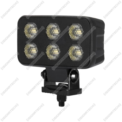 Preview: LED Arbeitsscheinwerfer rechteckig BLACKline | 3580 lm, 35 W