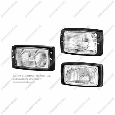 Preview: Combo LED Einbau-Arbeitsscheinwerfer | Ersatz für Hella Modul 6213 | 3375 lm, 27 W