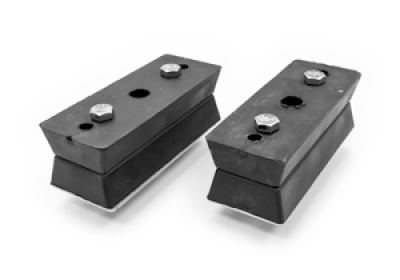 Montagefüße Gummi U2 (20+40 mm) für Warnbalken NOVA