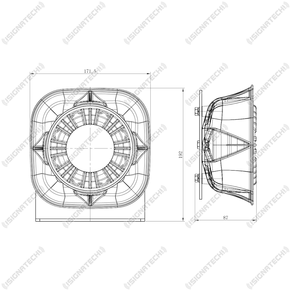 TS100F Sondersignal-Lautsprecher