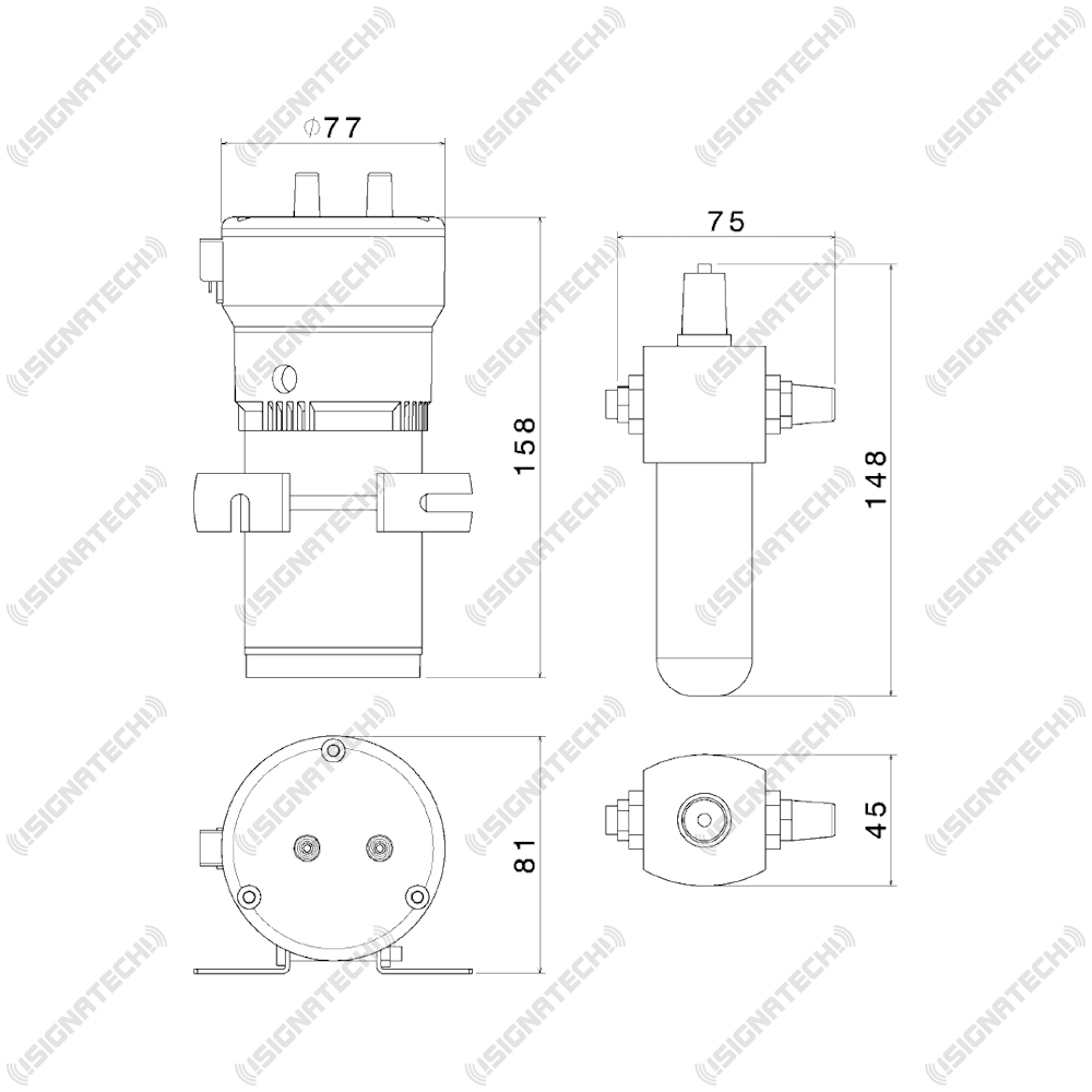 Fiamm MC4 Kompressoranlage Set mit 2er Horn